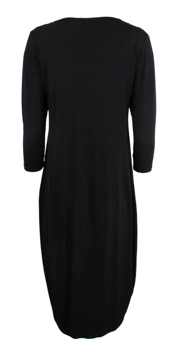 B12537 Kjole lang jersey