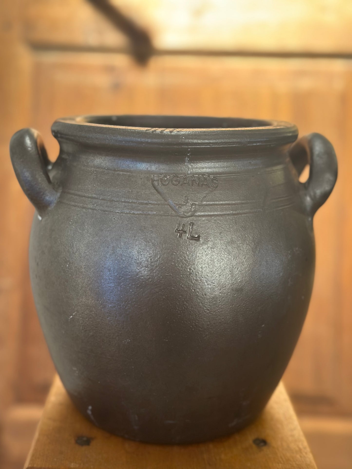 Höganes leirkrukke 4 liter