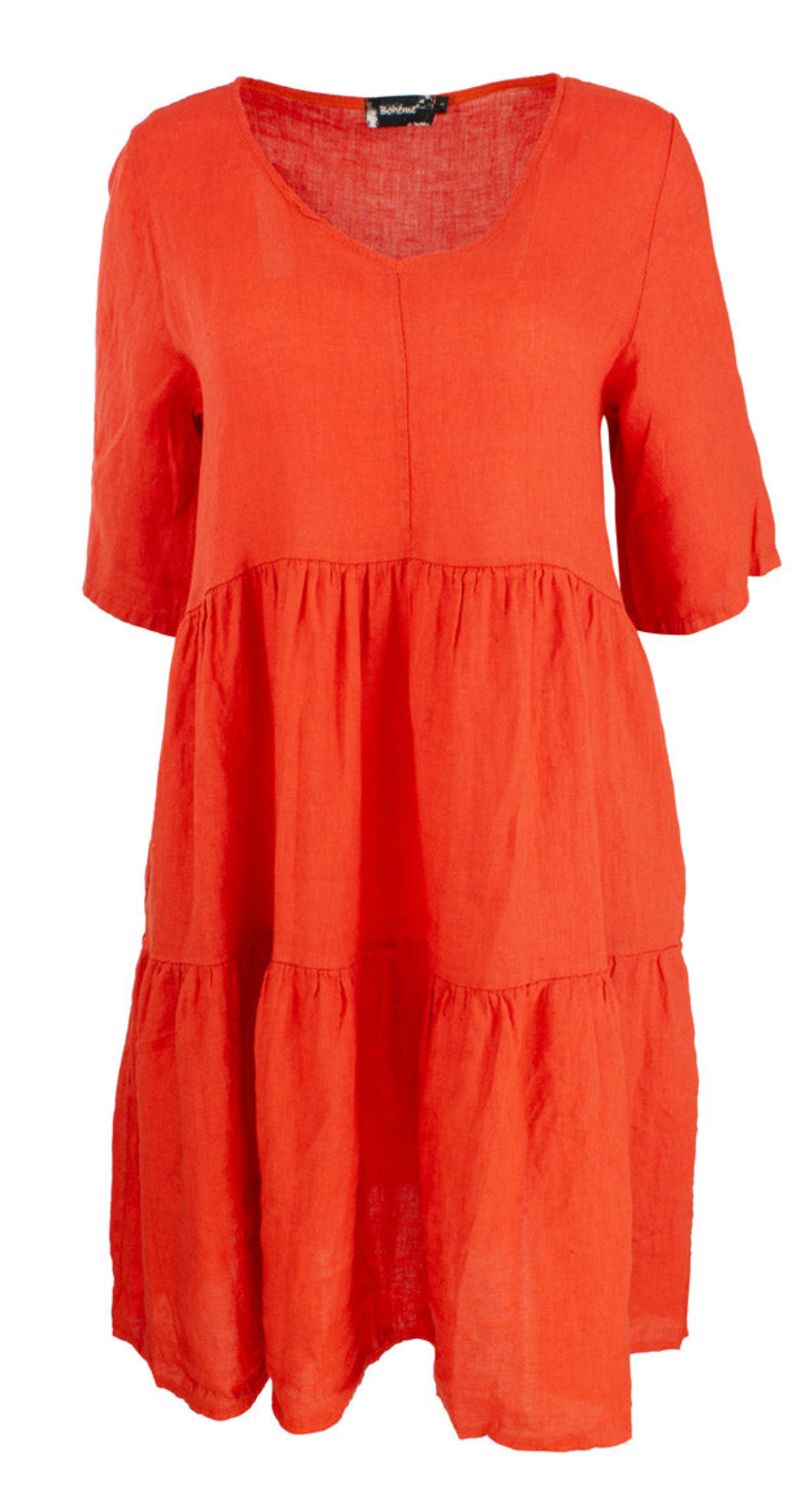 B12321 Sommerkjole 100% lin