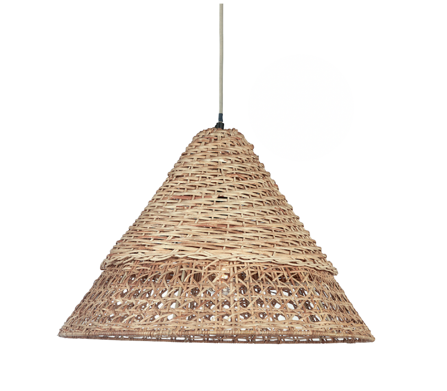 Taklampe natur 50 cm