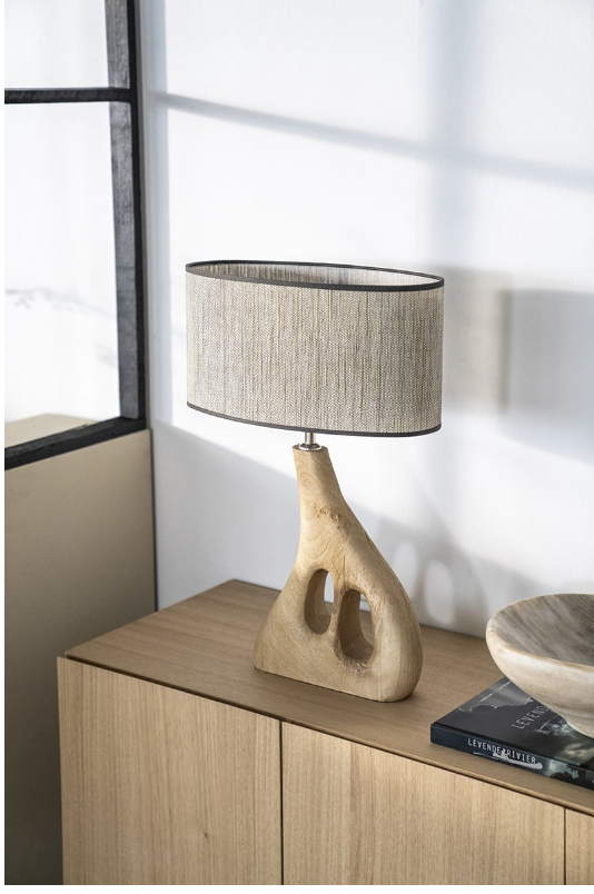 Lampe - natur med skjerm