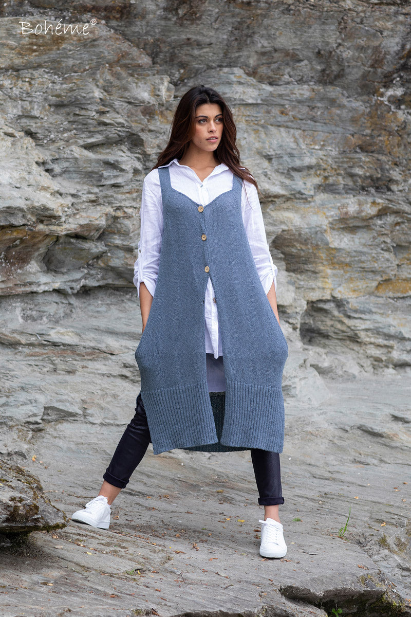 Vest lang B12041