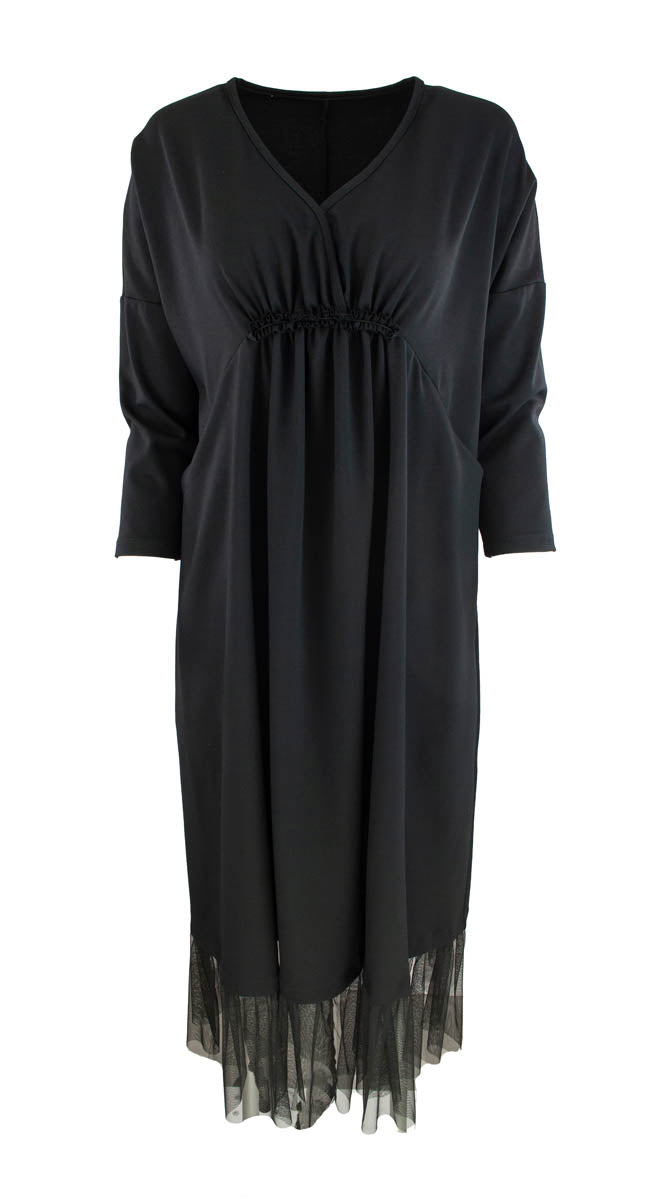 Kjole m/ Chiffon detalj