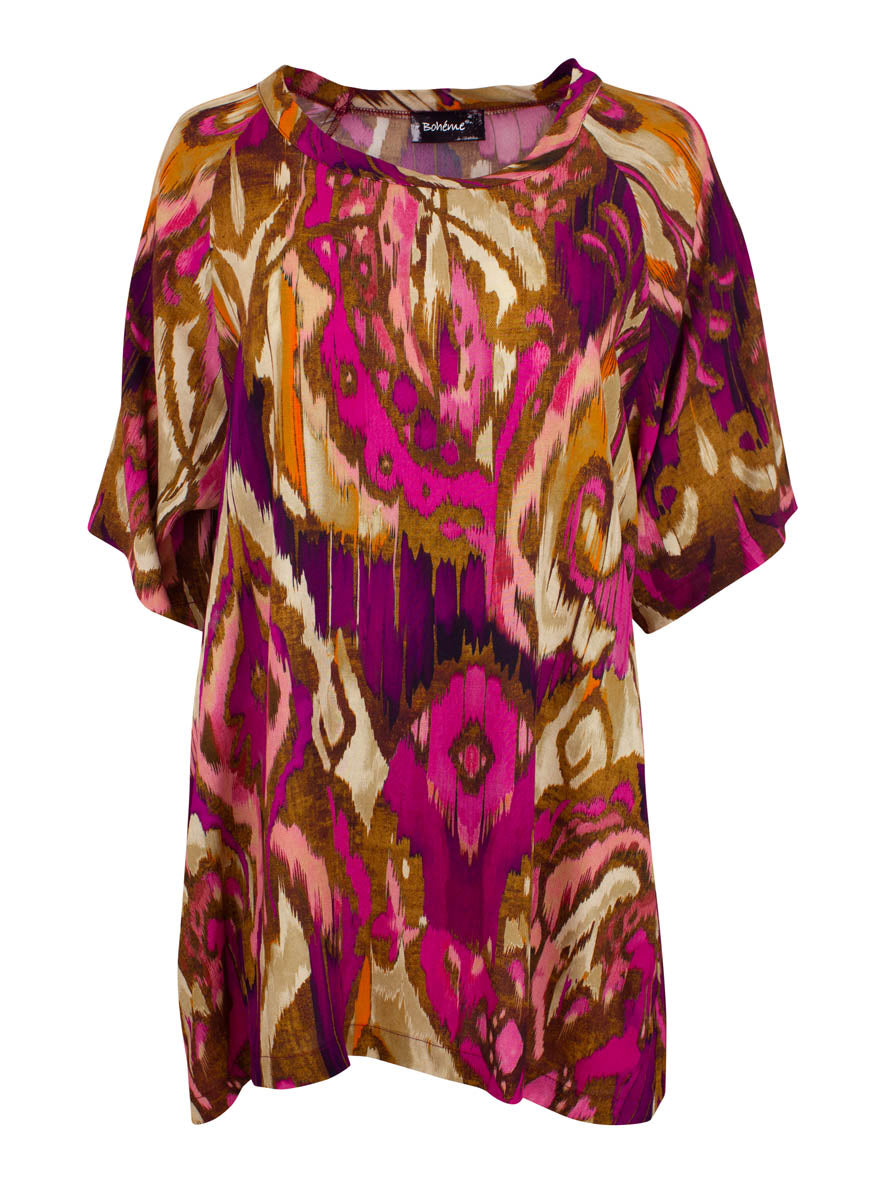 Topp k/arm print B12288