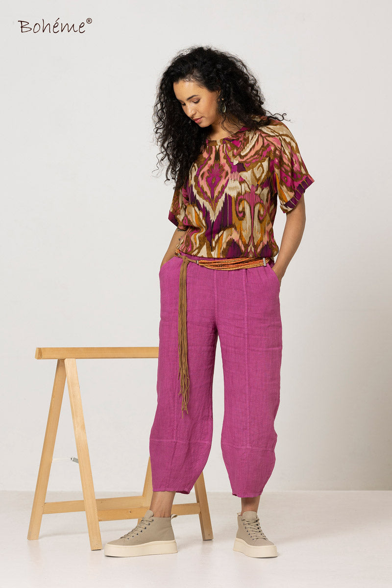 Topp k/arm print B12288