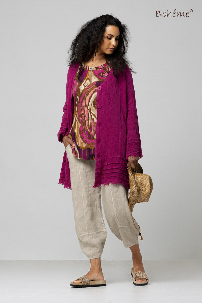 Topp k/arm print B12288