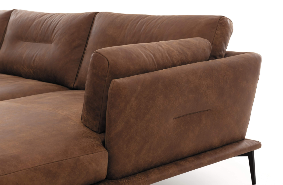 Michael loungesofa i nydelig, slitesterk oksehud