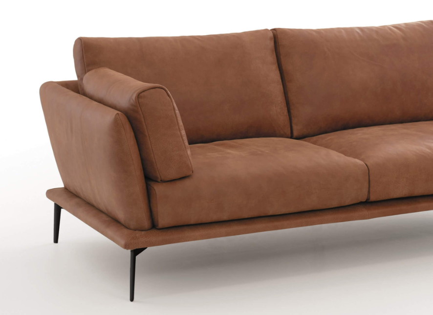 Michael loungesofa i nydelig, slitesterk oksehud