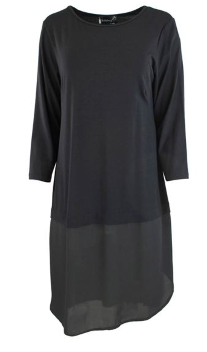 B12245 Tunika lang + chiffon