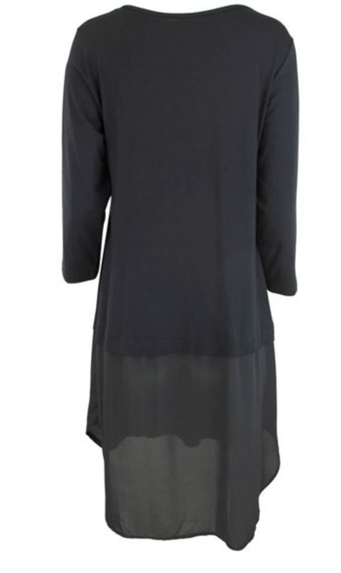 B12245 Tunika lang + chiffon