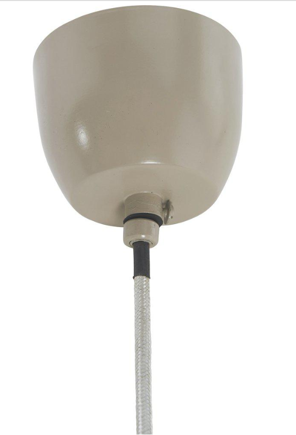 Makramé taklampe - farge lin
